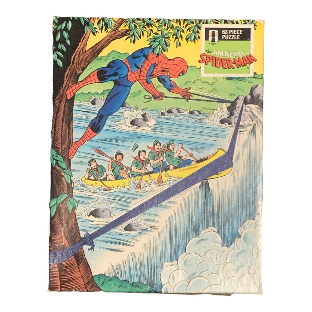 The Rainbow Works 1988 The Amazing Spider-Man 63-Piece Puzzle, Unopened